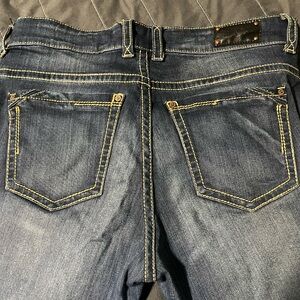 Buckle Black Dark Indigo Skinny Jeans